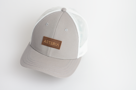Gray Hat - Asteria Leather Patch
